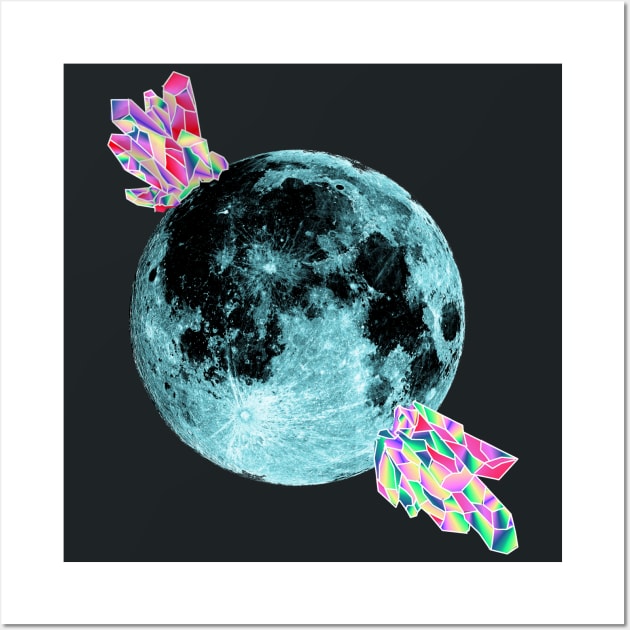 Crystal Moon Wall Art by Gringoface